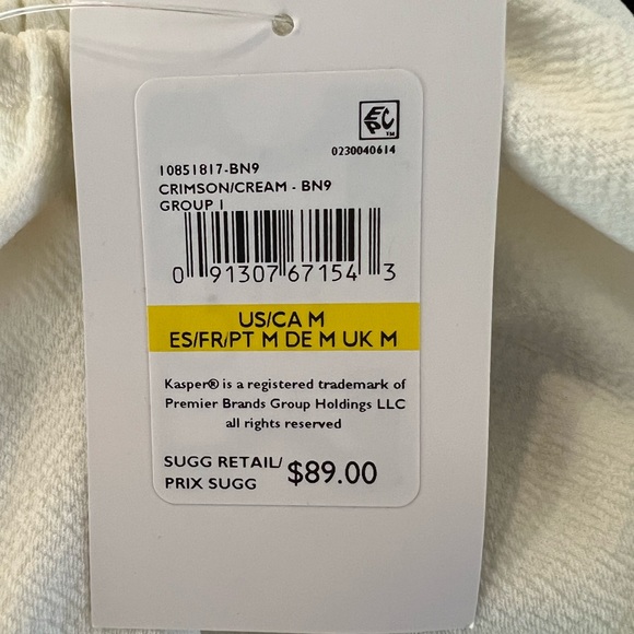 NWT Beautiful Kasper Faux Wrap Dress, Size M! - Picture 11 of 14